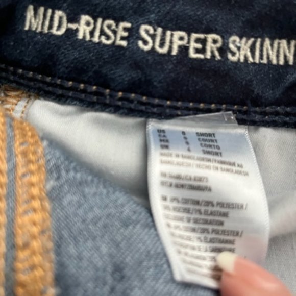 American Eagle Super Stretch Jeans Size 0 - Picture 3 of 4